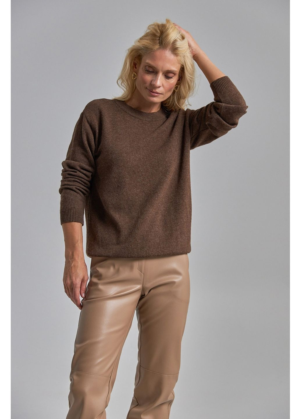 Джемпер из шерстяной пряжи премиум 2899 Triko Bakh (368829982)