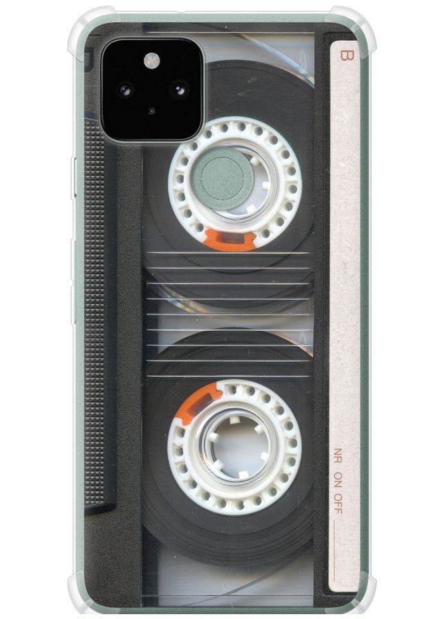 Силикон с усиленными углами чехол 'Кассета' для Endorphone Google Pixel 5 (296582737)
