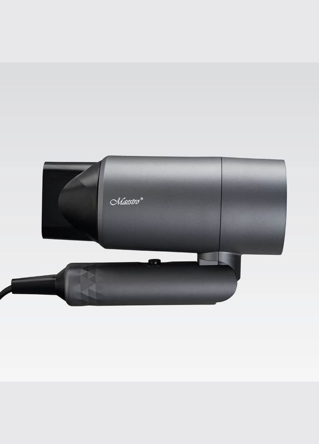 Дорожній фен для волосся MR-209 1600 Вт сірий Maestro (364752171)