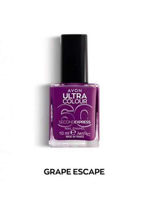 Быстросохнущий лак для ногтей «УльтраЦвет за 60 секунд» Grape Escape,10 мл (49469323) Avon (346286778)