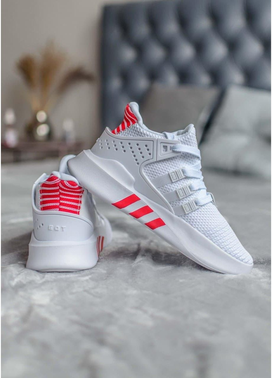 КРОСІВКИ ЖІНОЧІ ADIDAS EQUIPMENT ADV BASK WHITE RED АДІДАС No Brand білі демісезони (369389378)