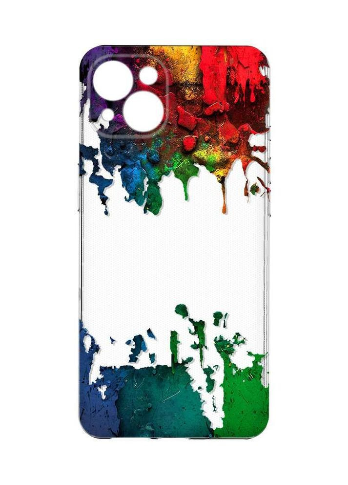 Прозорий чохол із захистом камер на iPhone 15 Plus:: Фарби (принт 249) Creative (360710781)