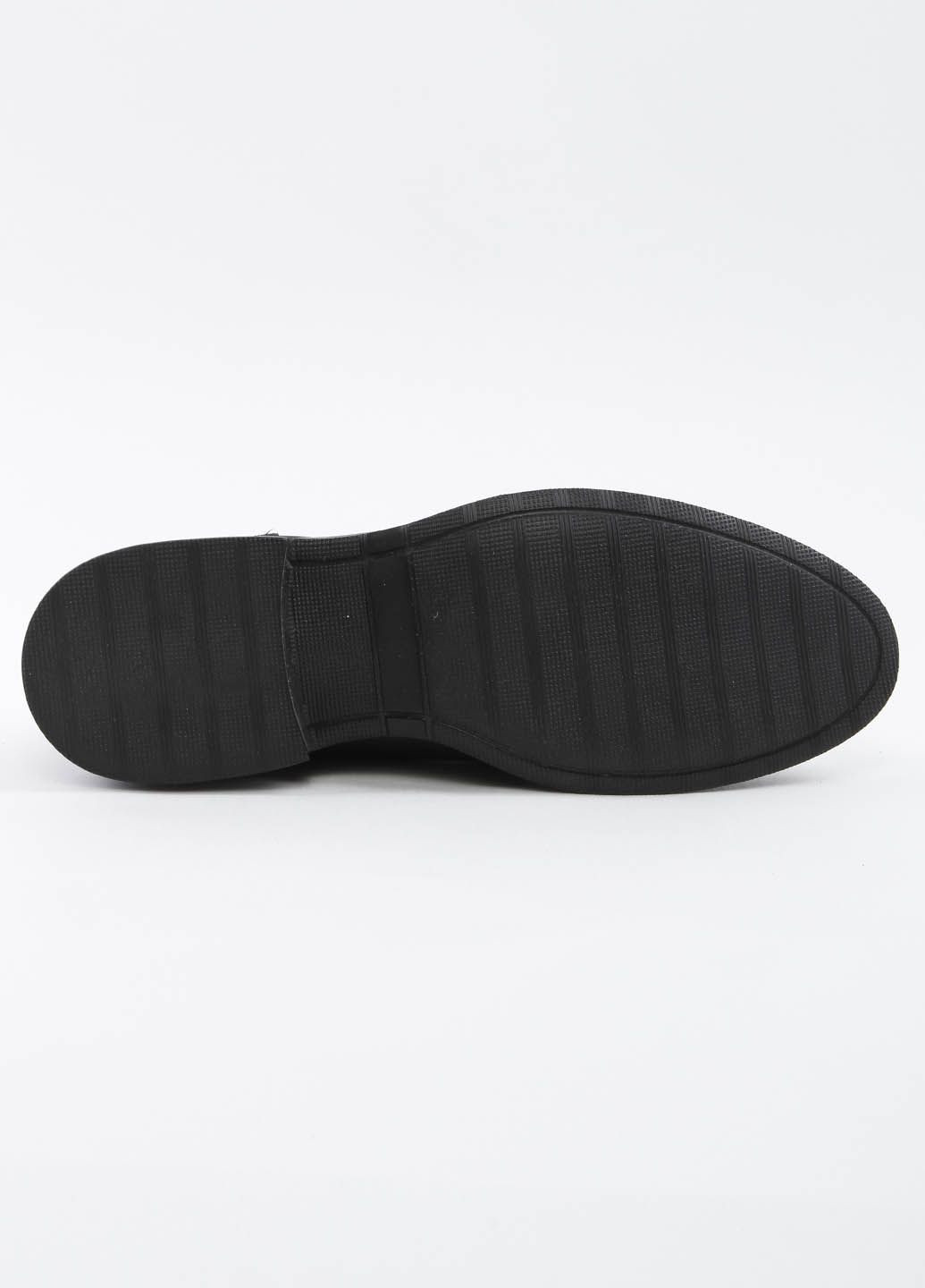 Черные туфлі Power на шнурках