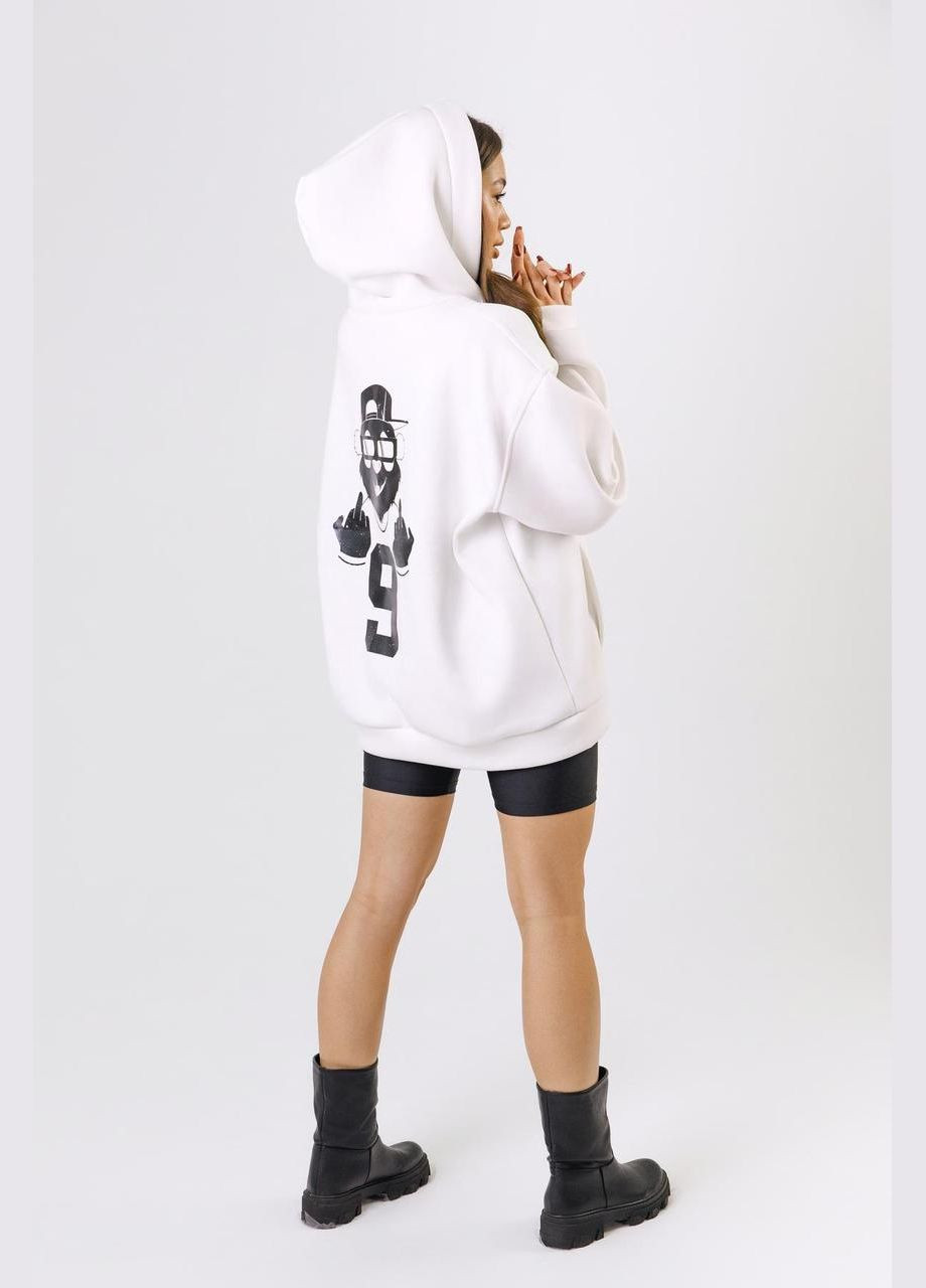 Зип Худи унисекс МА (01) молоко No Brand (353849072)