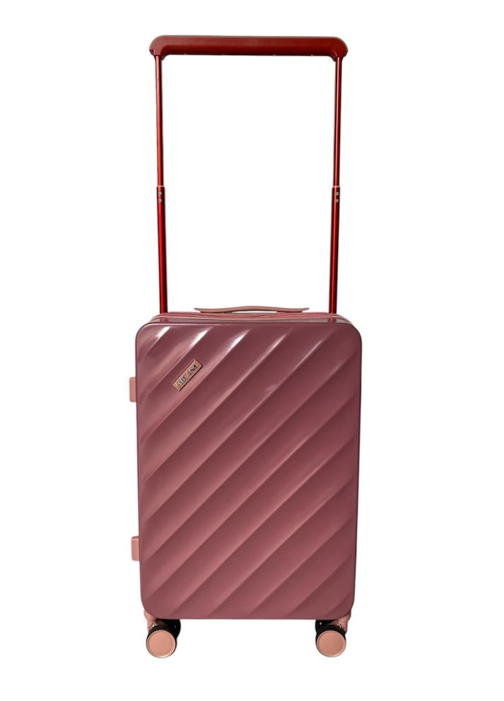 Чемодан малый под ручную кладь (S) 015 поликарбонат Розовое золото Milano (324985639)
