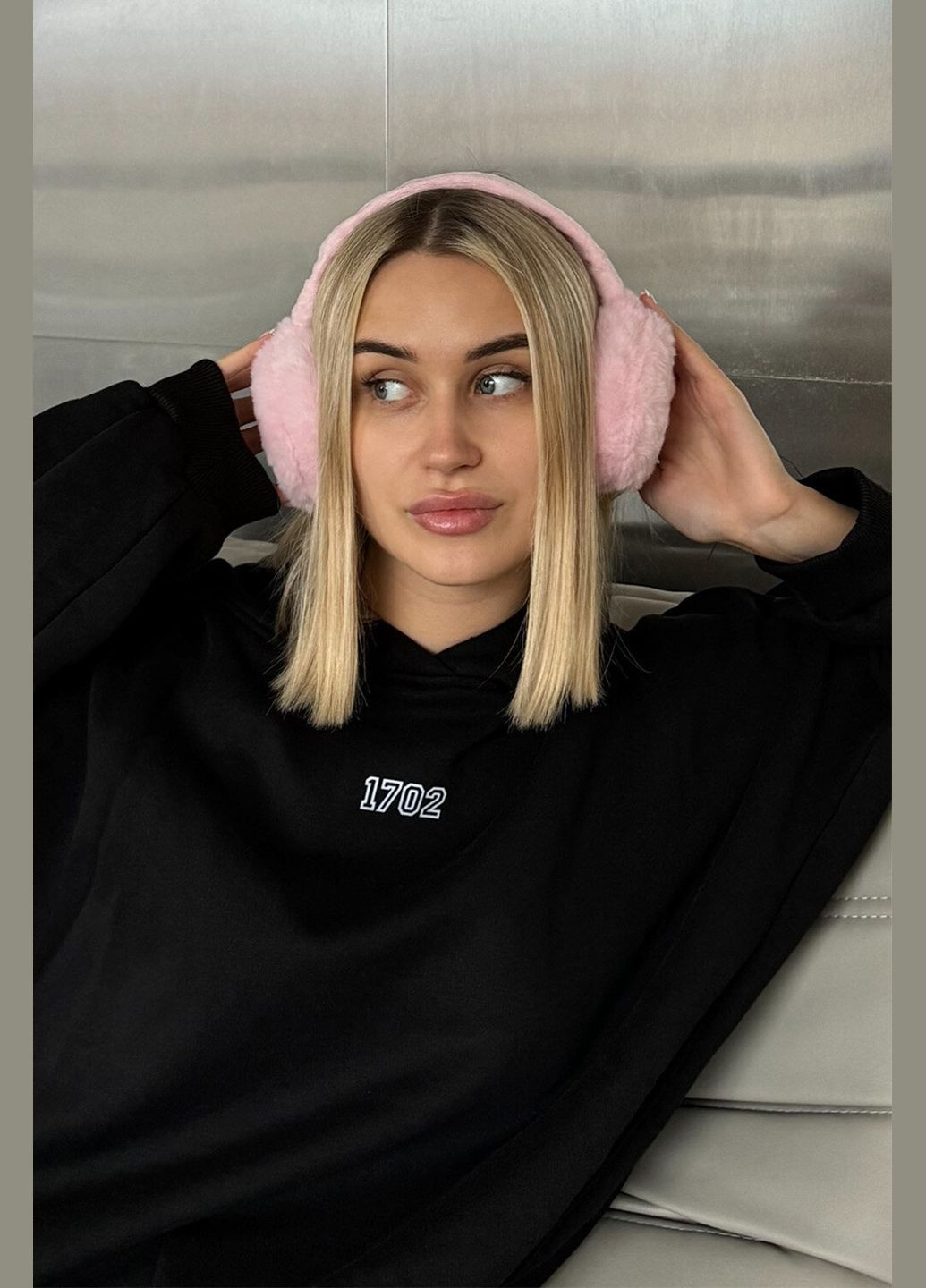 Женские теплые меховые наушники Without (314696456)