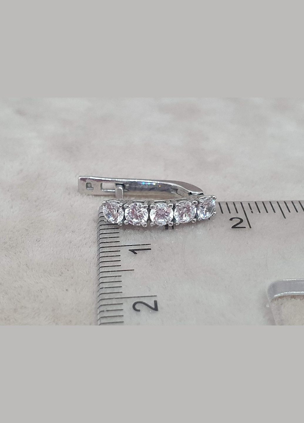 Серебряные серьги АЛЬКОР с фианитами. 2904/9Р-CZ AGNI (323641001)