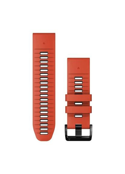Ремешок epixPRO (g2), 26mm QuickFit FlameRed/Grpt Silicone Band Garmin (322768753)