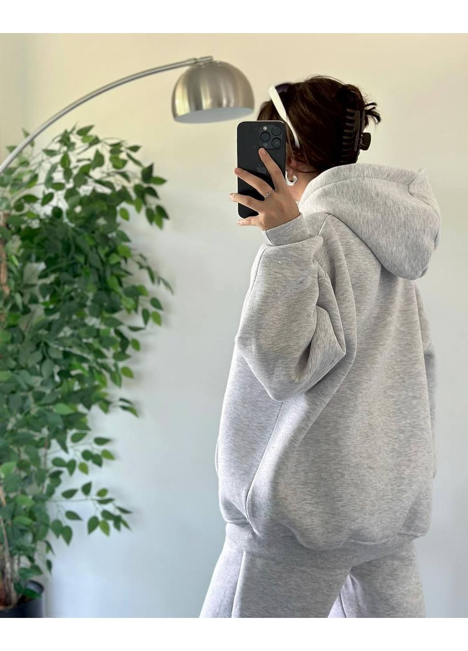 Базовий костюм із трьохнитки на флісі: худі + джогери | Універсальний стиль DK/DL Мода без кордонів (361449416)