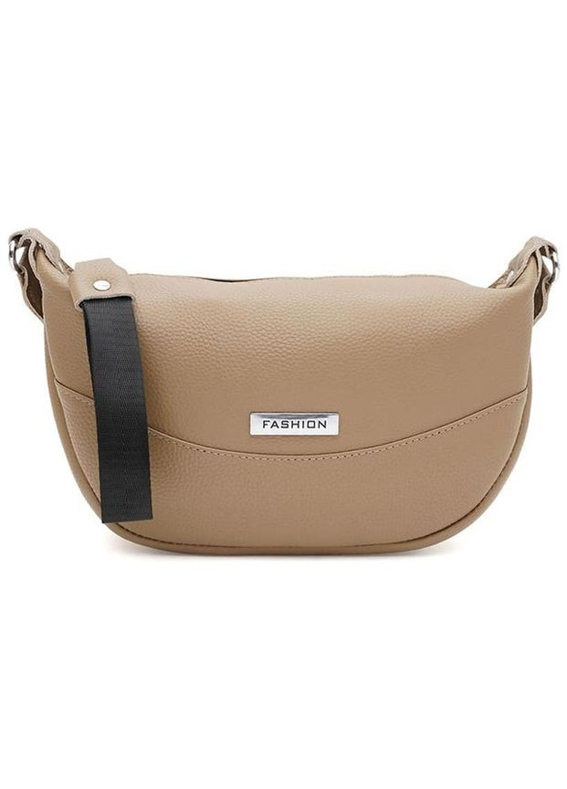 Сумка кросс-боди через плечо женская из натуральной кожи средняя Бежевый 38115 Borsa Leather (355245124)
