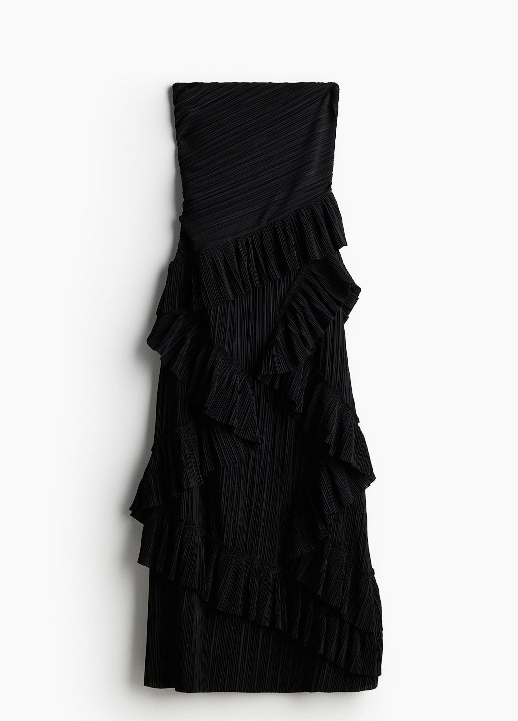 Чорна святковий сукня H&M з квітковим принтом