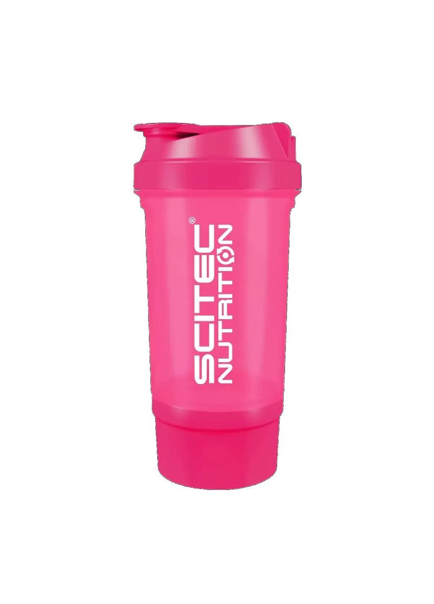 Шейкер Scitec Shaker 500 Travel, рожевий, 500 мл Scitec Nutrition (364357357)