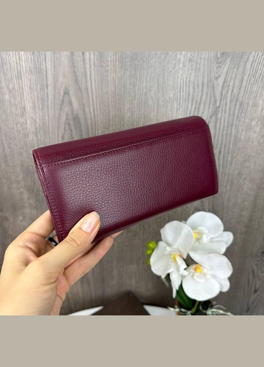 Женский кожаный кошелек стиль Гуччи, клатч портмоне из натуральной кожи Gucci в коробке No Brand (334731038)