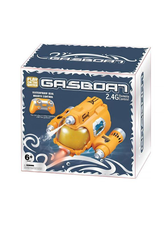 Лодка на радиоуправлении SHT 3737-1AD Spray Water 2.4G Yellow No Brand (351362362)