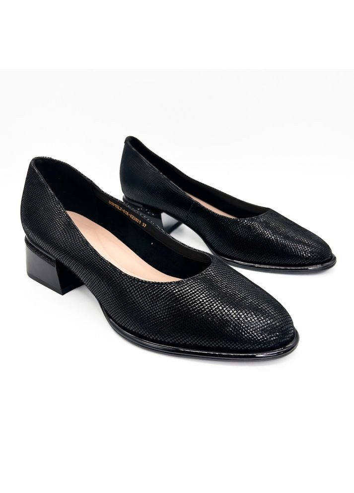 Danler Туфли (р) Замша 0-1-1-B-1915L-2-01A-R-228X-1 черный з, украина — (354312373)