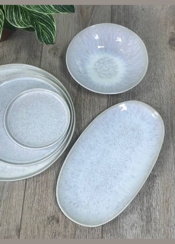 Блюдо Уайт стоун JM-1977-W 27 см Olens (347229577)