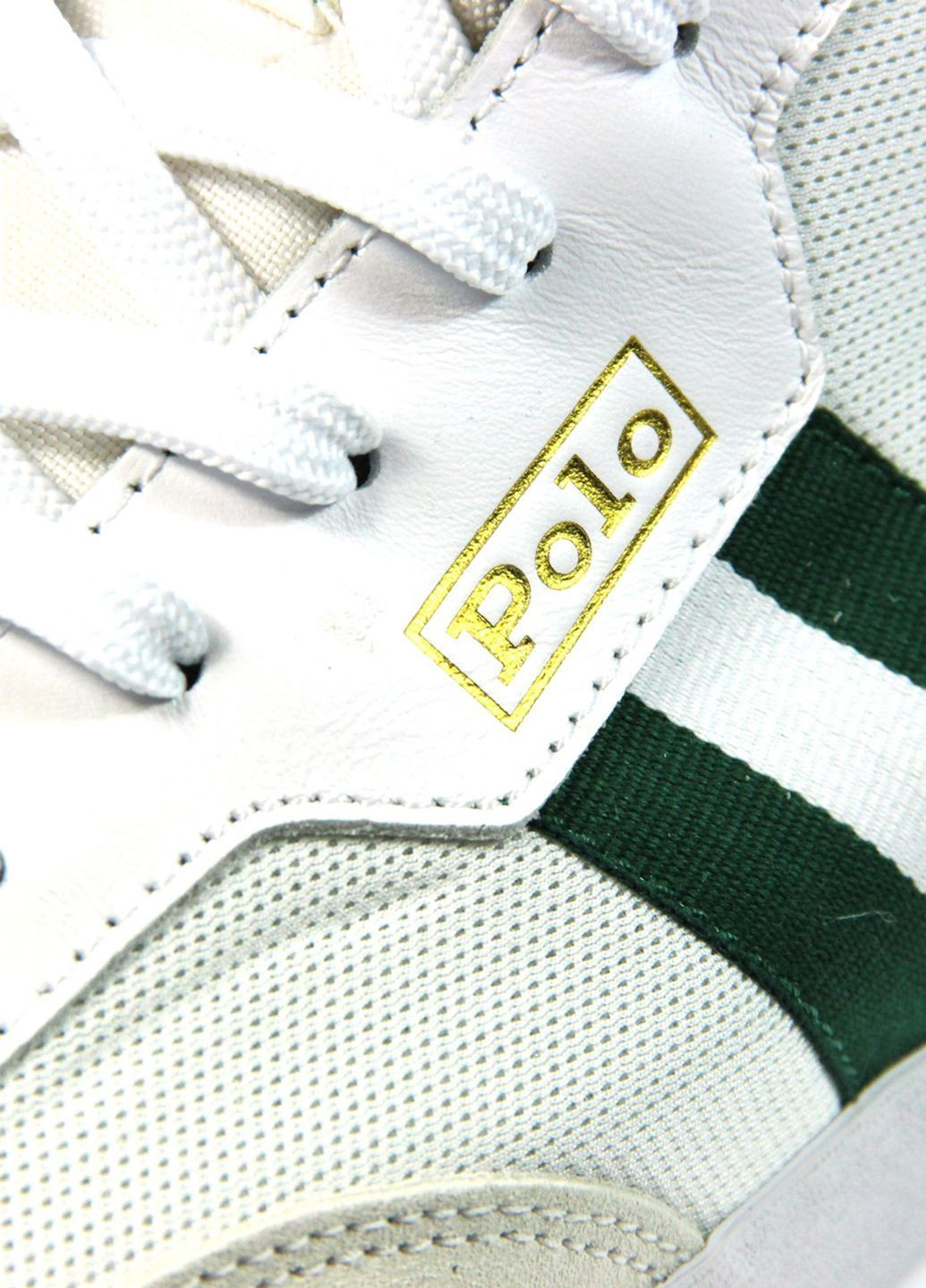 Білі чоловічі кеди gervin mid Polo Ralph Lauren