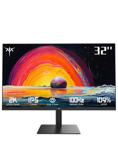 Ігровий монітор H32T13, IPS-екран 32", 2560*1440, 16:9, частота оновлення 100 Гц KTC (361149287)
