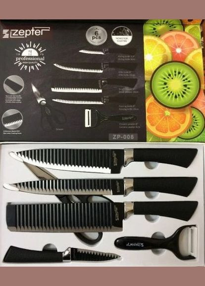Набір ножів 6 предметів BN410 Benson комбінований,