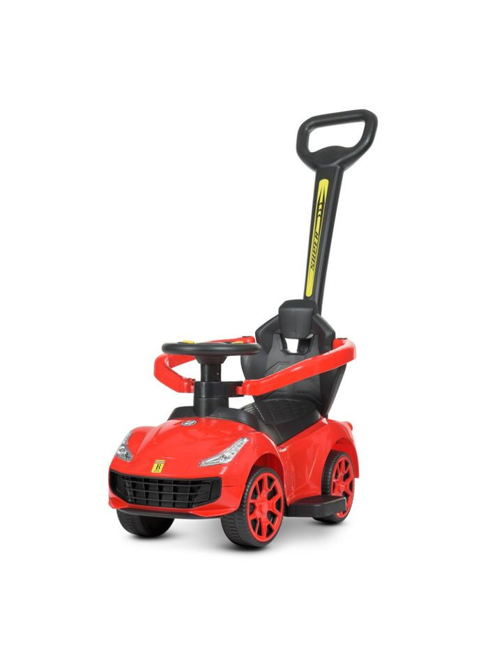 Детская каталка-толокар с родительской ручкой M 4741-3 музыка, свет Bambi (367592756)