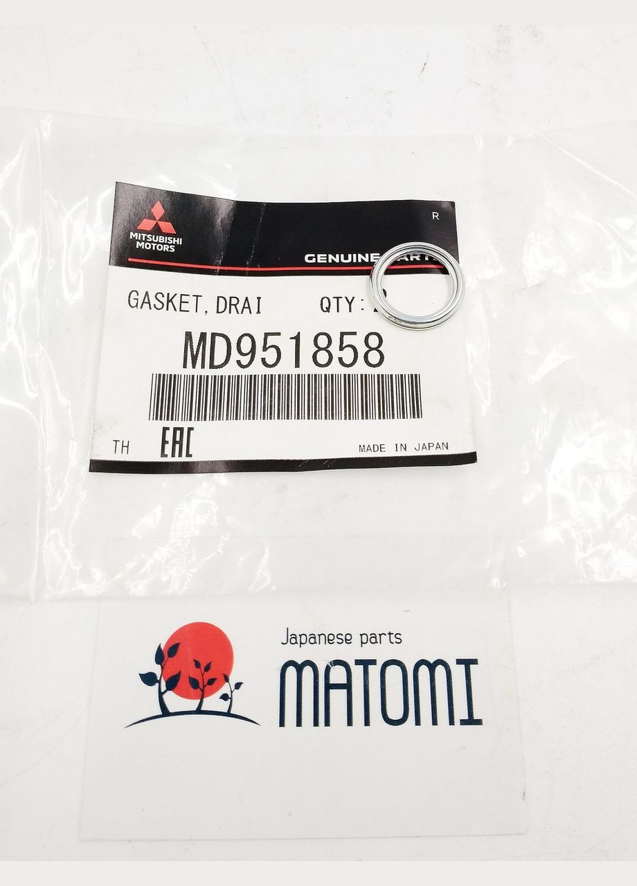 Оригинальная прокладка сливной пробки MD951858 Л200 Mitsubishi (345737802)