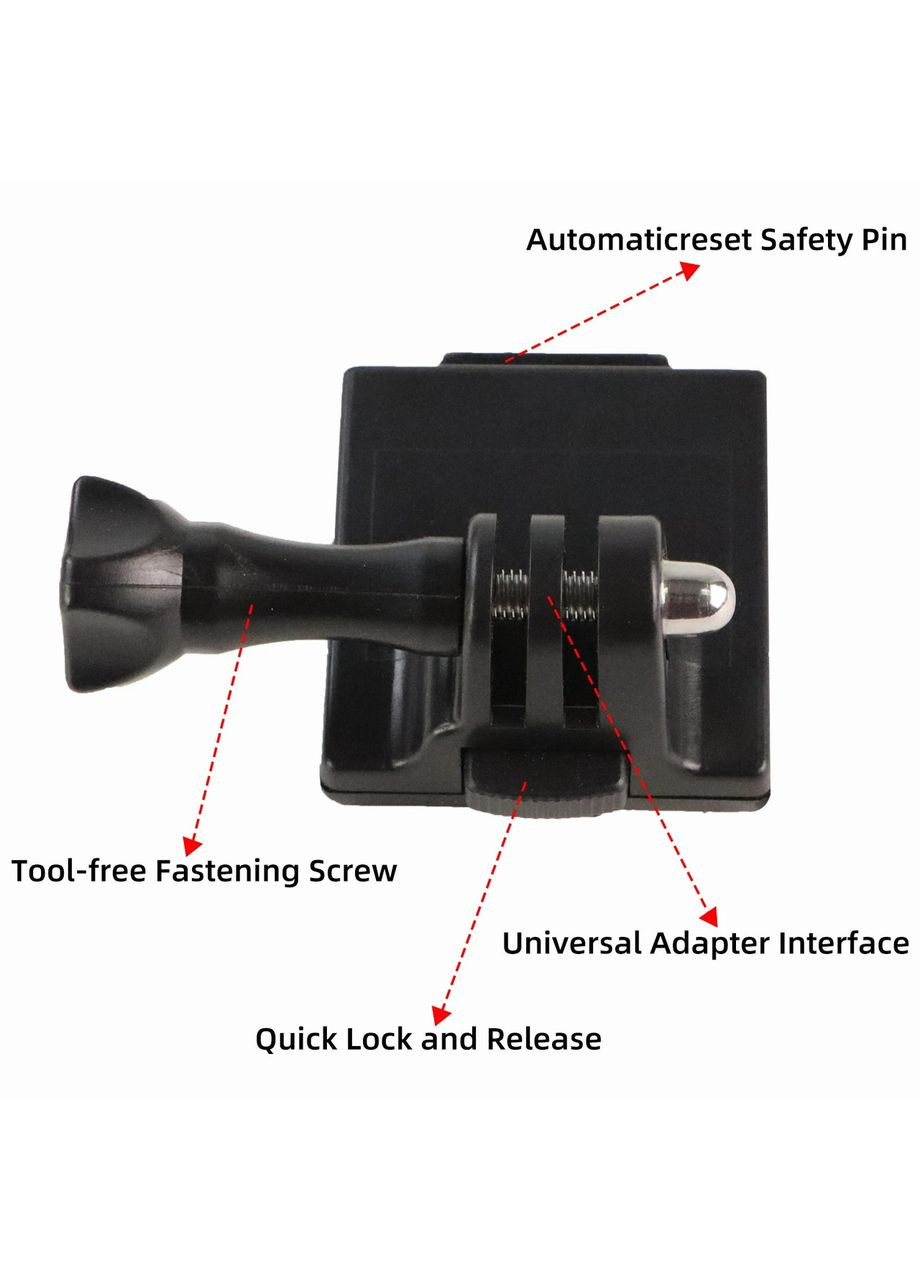 Кріплення для камери, чорне, для тактичних шоломів FAST/MICH GOPRO (369764720)