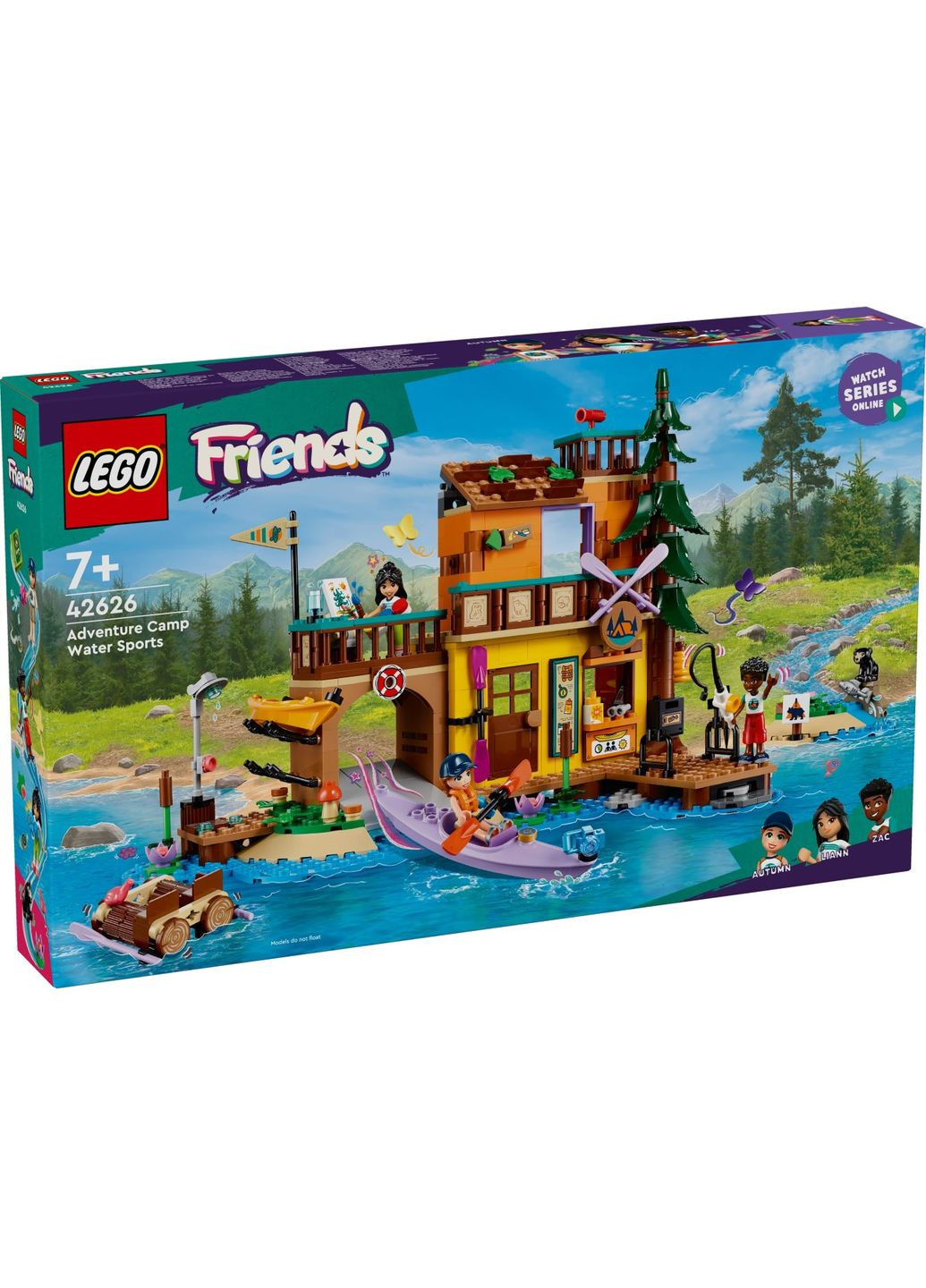 Конструктор Friends Водні види спорту в таборі пригод Lego (314928198)