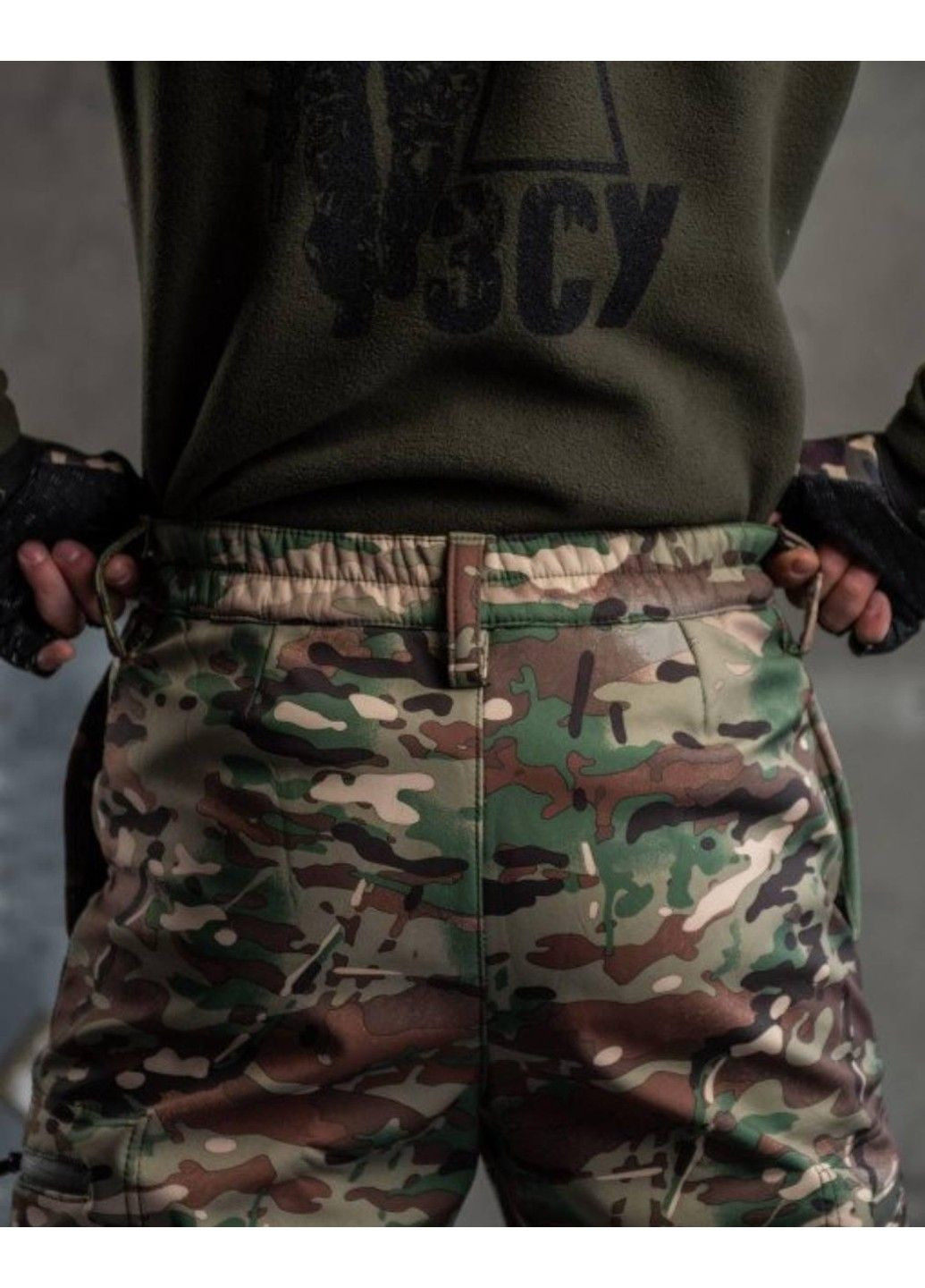 Мужской тактический костюм Софтшел Softshell Aura ВТ0476 (33-03) Мультикам S No Brand