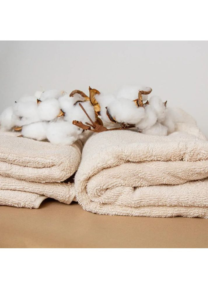 Рушник банний Fancy Р-04181_29752 70x140 см світлий латте ТЕП комбінований