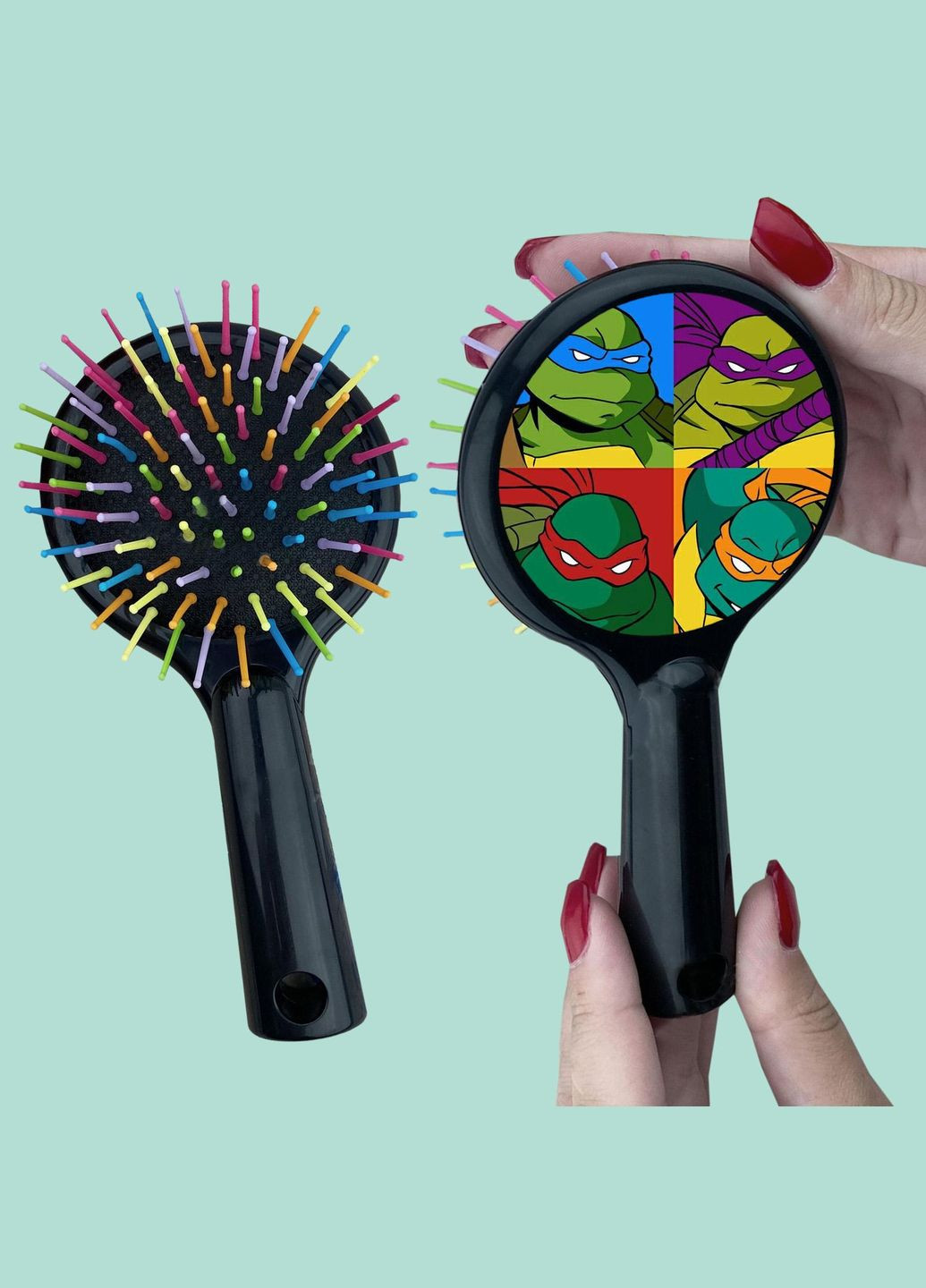 Детская Расческа для волос #0133 Черная No Brand (315045274)