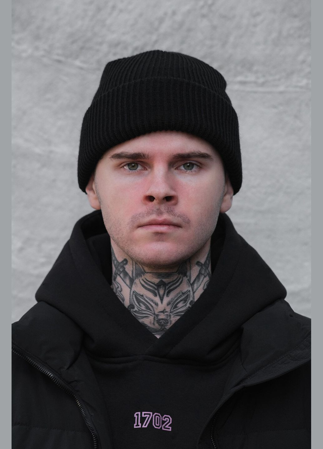 Чоловіча подовжена шапка біні докер Dominic Without (308025186)