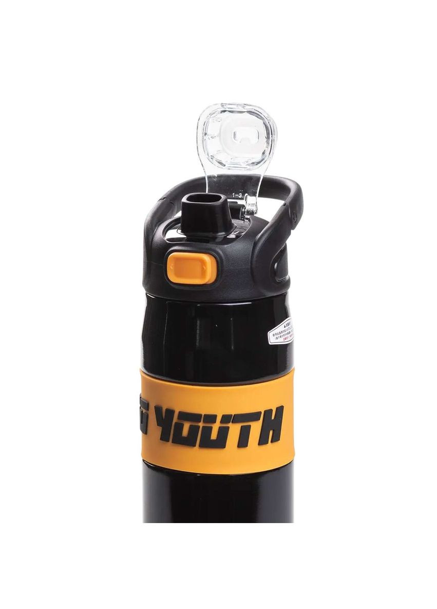 Термос спортивный TO YOUTH 680 мл с мундштуком, черный Yiwu HP-14-54B No Brand (352061132)