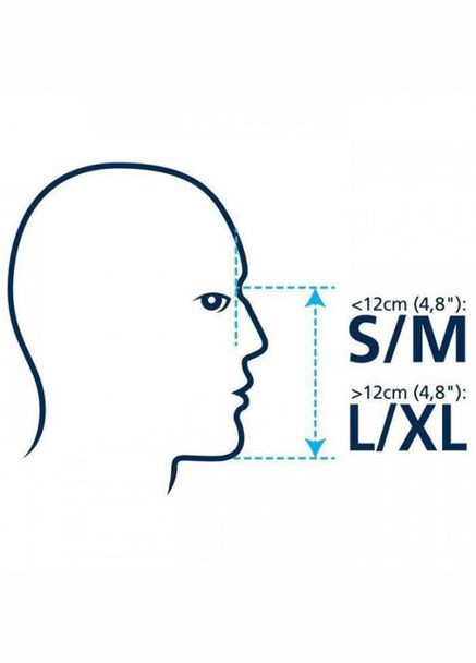 Повнолицева Маска для плавання, снорклінгу S/M з кріпленням на камеру Black Free Breath (348116945)