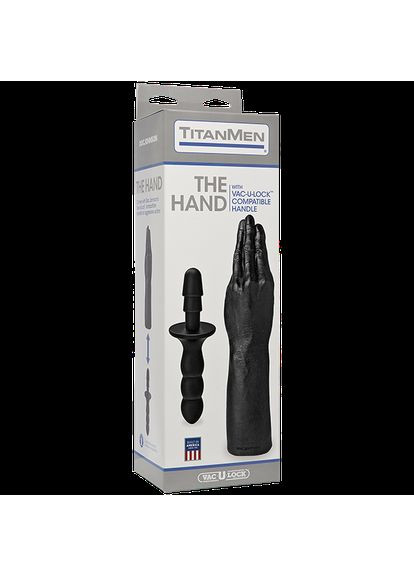Рука для фістингу Doc Johnson Titanmen The Hand with Vac-U-Lock Compatible Handle, діаметр 6,9 см No Brand (366877677)