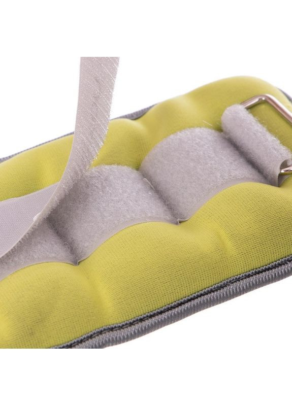 Утяжелители-манжеты для рук и ног Pro (2 x 1,5кг) (нейлон, песок, желтый-серый) (FI-2858-3) Maraton (361437071)