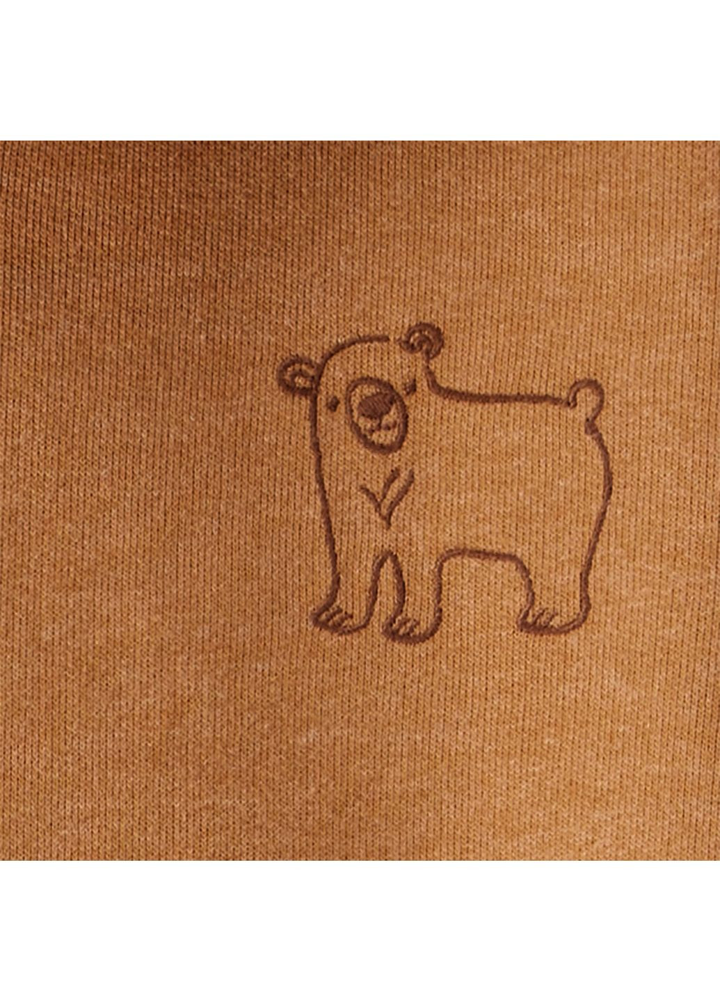 Коричневий зимній комплект 2в1 худі, штани для хлопчика 72-76 см (1t885910_12m) Carter's