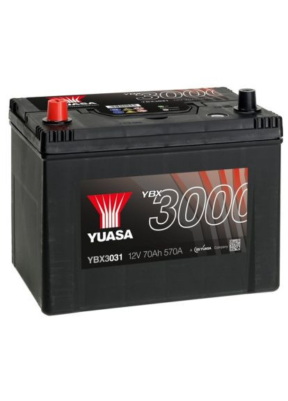 Аккумулятор автомобильный (YBX3031) Yuasa 12V 72Ah SMF Battery (366180839)