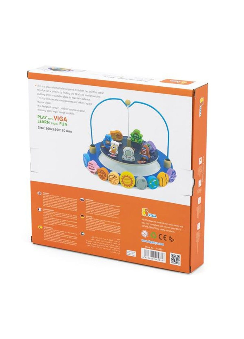 Дерев'яня гра-балансир Космос (44580) Viga Toys (331173643)