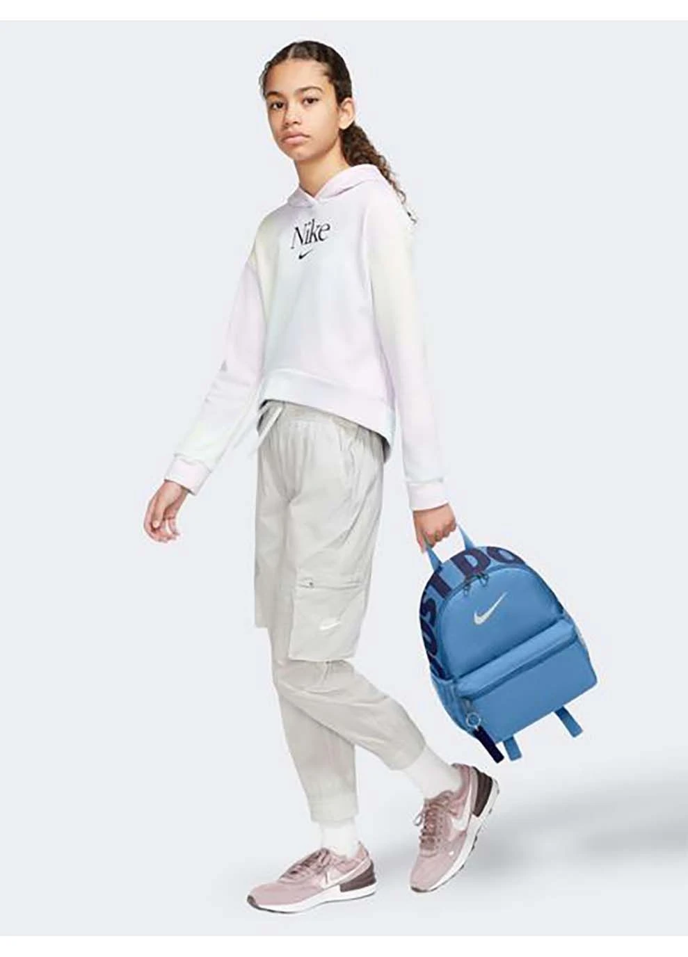 Дитячий Рюкзак Y NK BRSLA JDI MINI BKPK 11L Синій 33x25x13 см Nike (395628646)