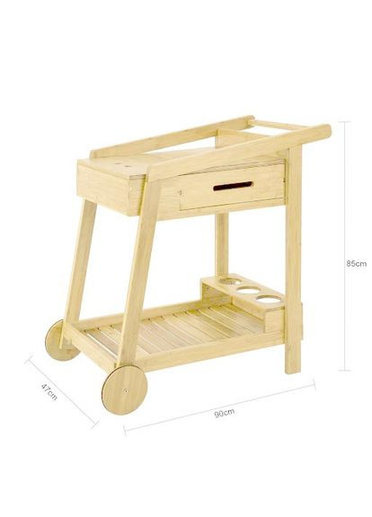 Столик для барбекю з дерева Масента бланже (СБЮ-000801) No Brand (328960750)