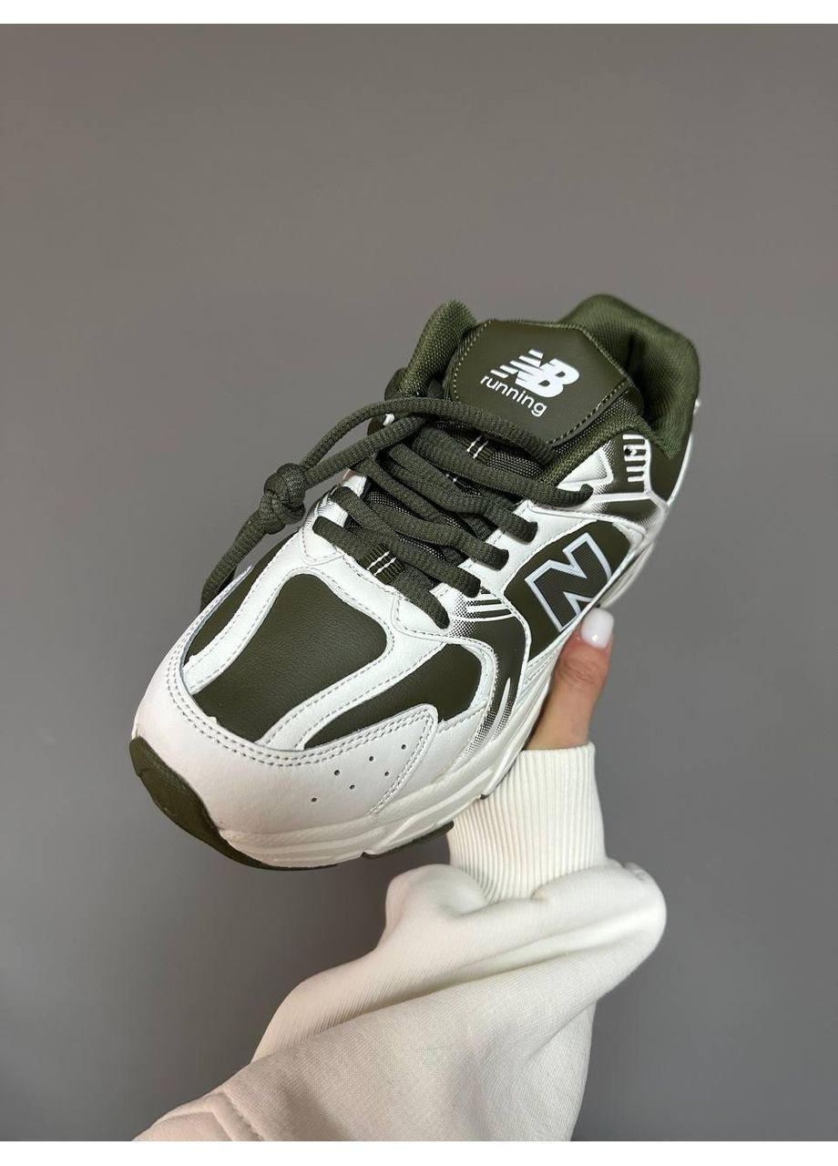 Білі Осінні кросівки чоловічі new balance 530 khaki white нью беланс 530 No Brand