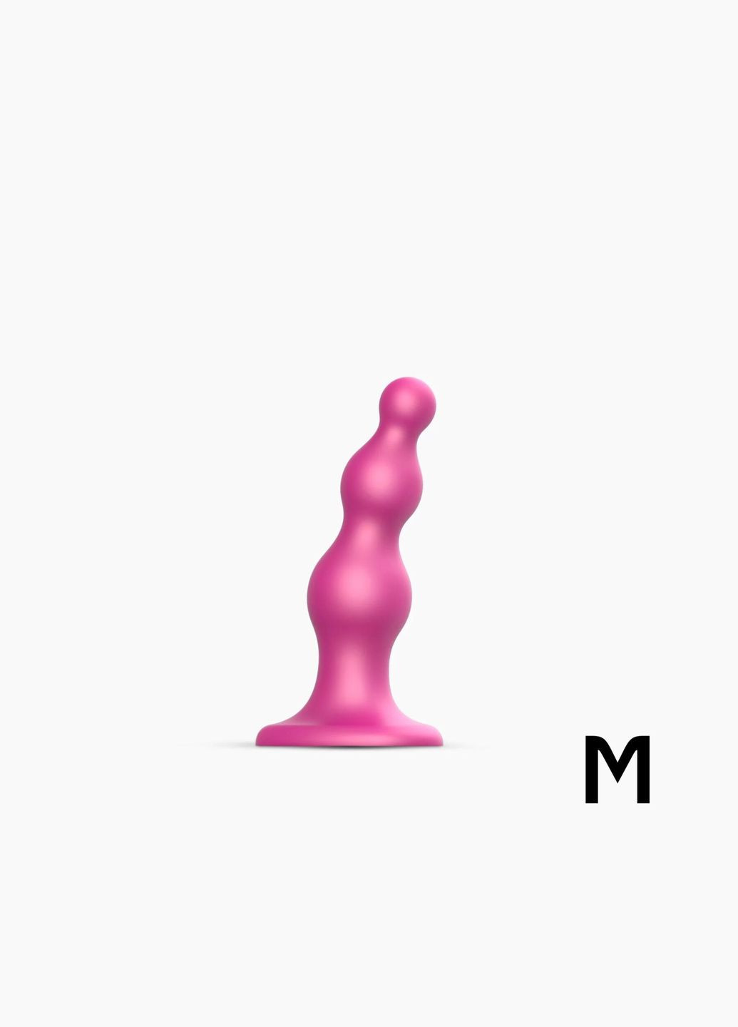 Насадка для страпона Dildo Plug Beads Framboise Metallic M - CherryLove Strap-On-Me (339868147)