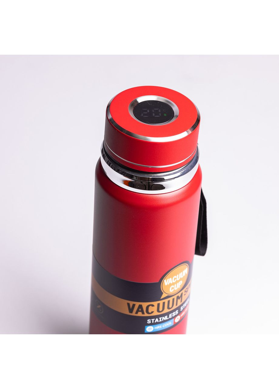 Термос Vacuum Sports с датчиком температуры 1 л красный HP-14-30R (A-033303) Yiwu (346267007)