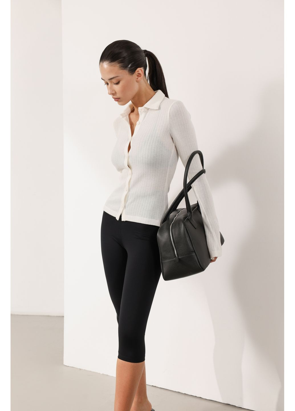 Кардиган із коміром поло 818-1 Papaya (350908518)