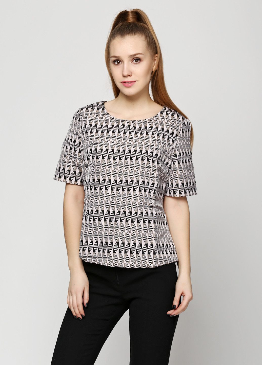 Рожева блуза блакитний Axel