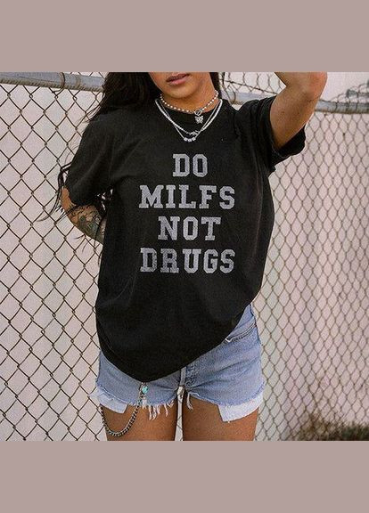 Футболка жіноча з принтом Чорний 2664083220 No Brand - (342398376)