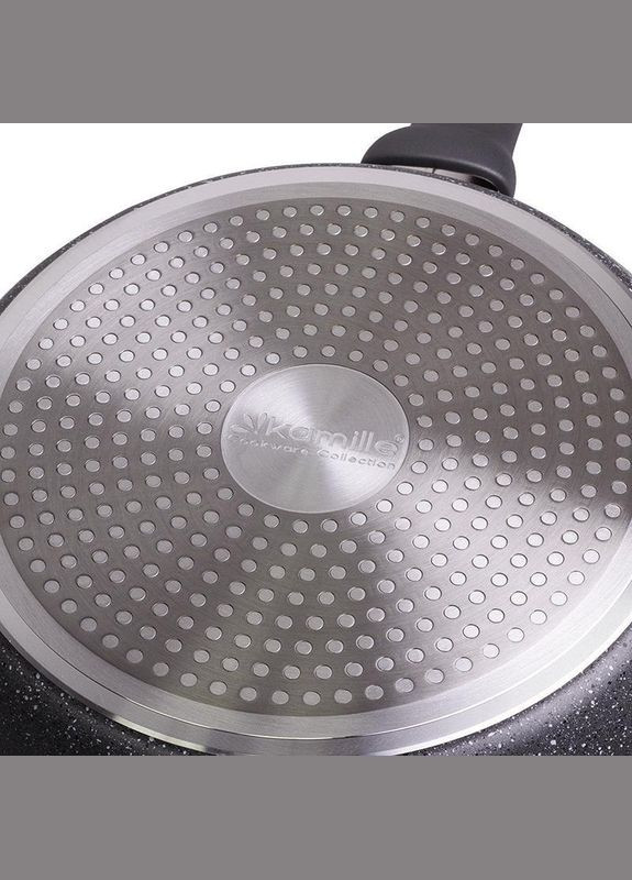 Сковорода-сотейник Granite Ø24см з гранітним антипригарним покриттям Kamille (329892948)