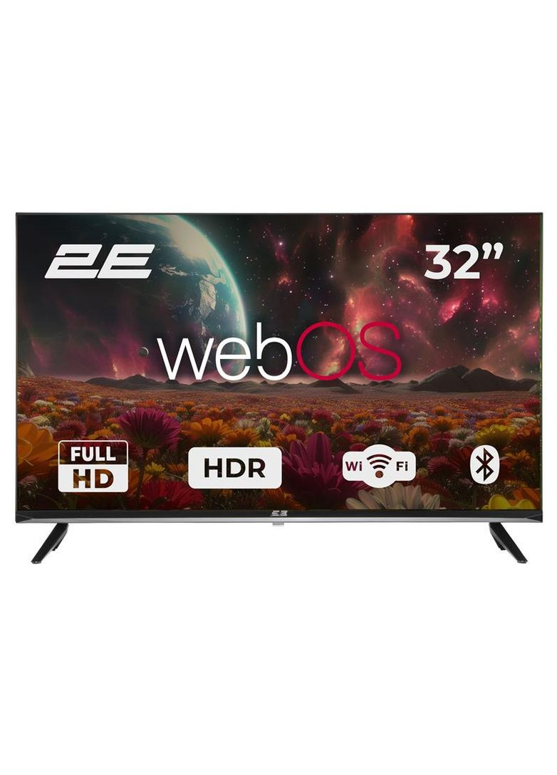 Телевізор 32" -32A07KFW LED FHD 60Hz Smart WebOS Black 2E (361965423)