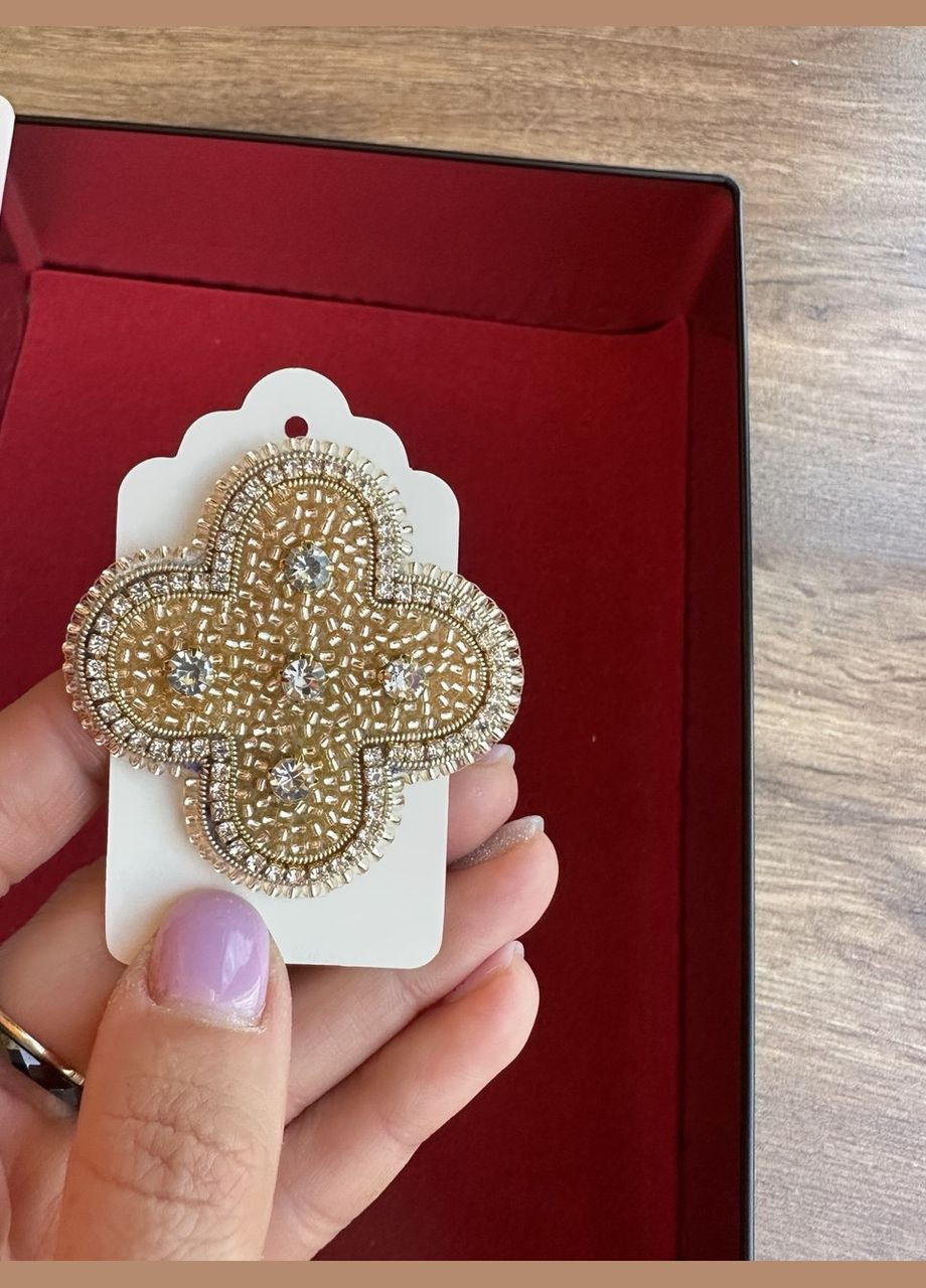 Брошка "ВанКліф золотий" HeartLight (338379237)