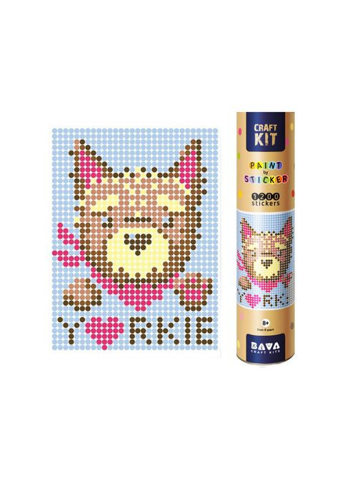 Картина за номерами стікерами в тубусі "Йорк", 33х48см, 1200 стікерів 1791 УМНЯШКА (302713320)